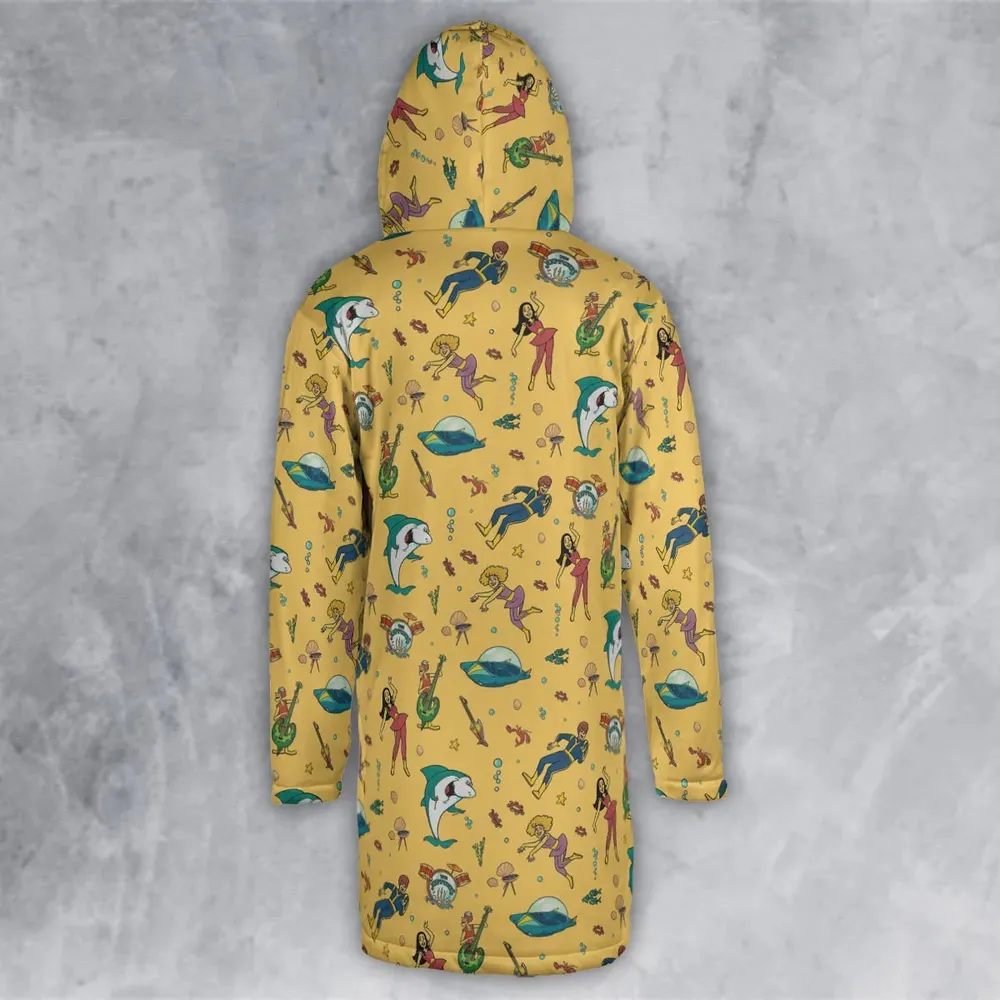 Undersea Style Jabberjaw Hooded Cloak Coat - 3