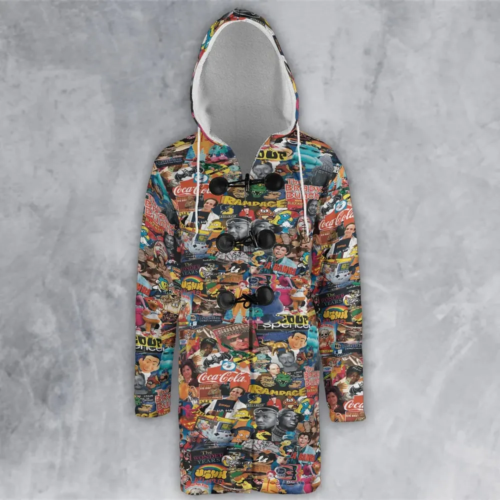 POP Culture Hooded Cloak Coat - 2