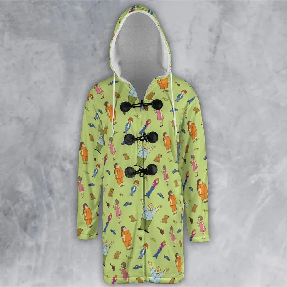Wait Till Your Father Gets Home Characters Hooded Cloak Coat - 2