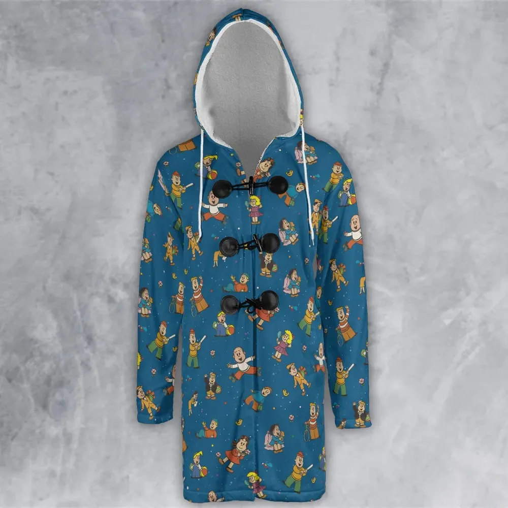 Cartoon Throwback The Little Lulu Show Hooded Cloak Coat - 2