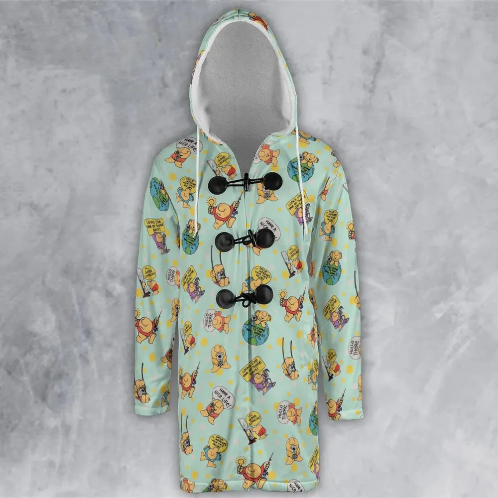 Hullo There Ziggy Hooded Cloak Coat - 2