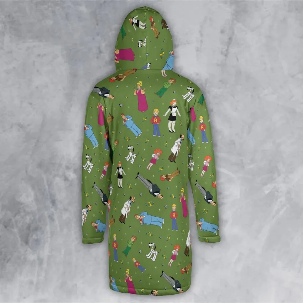 Money Comes To Me Easily Richie Rich Hooded Cloak Coat - 3