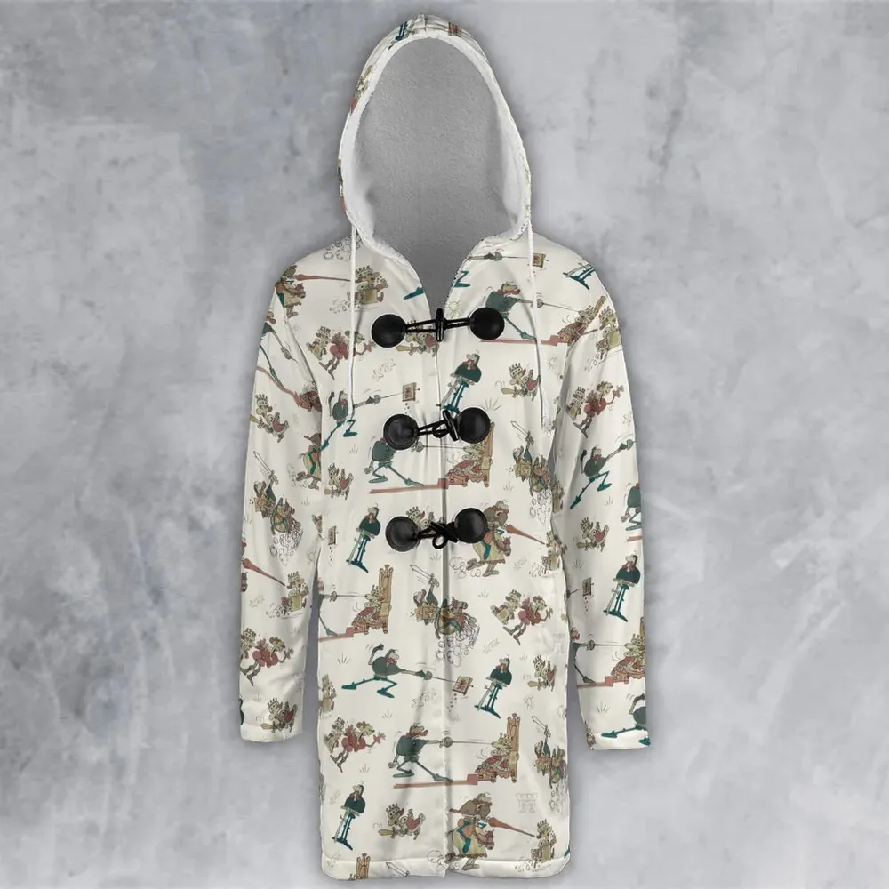 Cap'n Crunch And King Vitaman Character Hooded Cloak Coat - 2