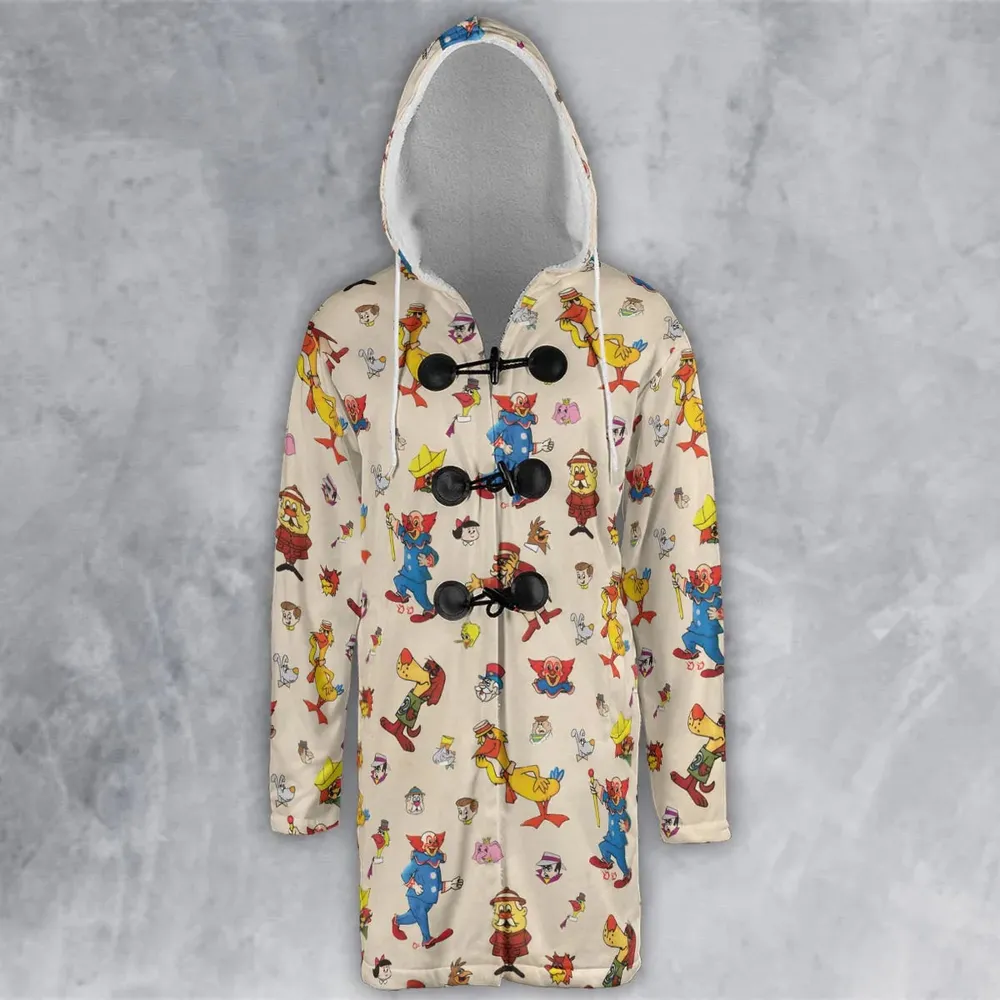Bozo The Clown And Friends Hooded Cloak Coat - 2