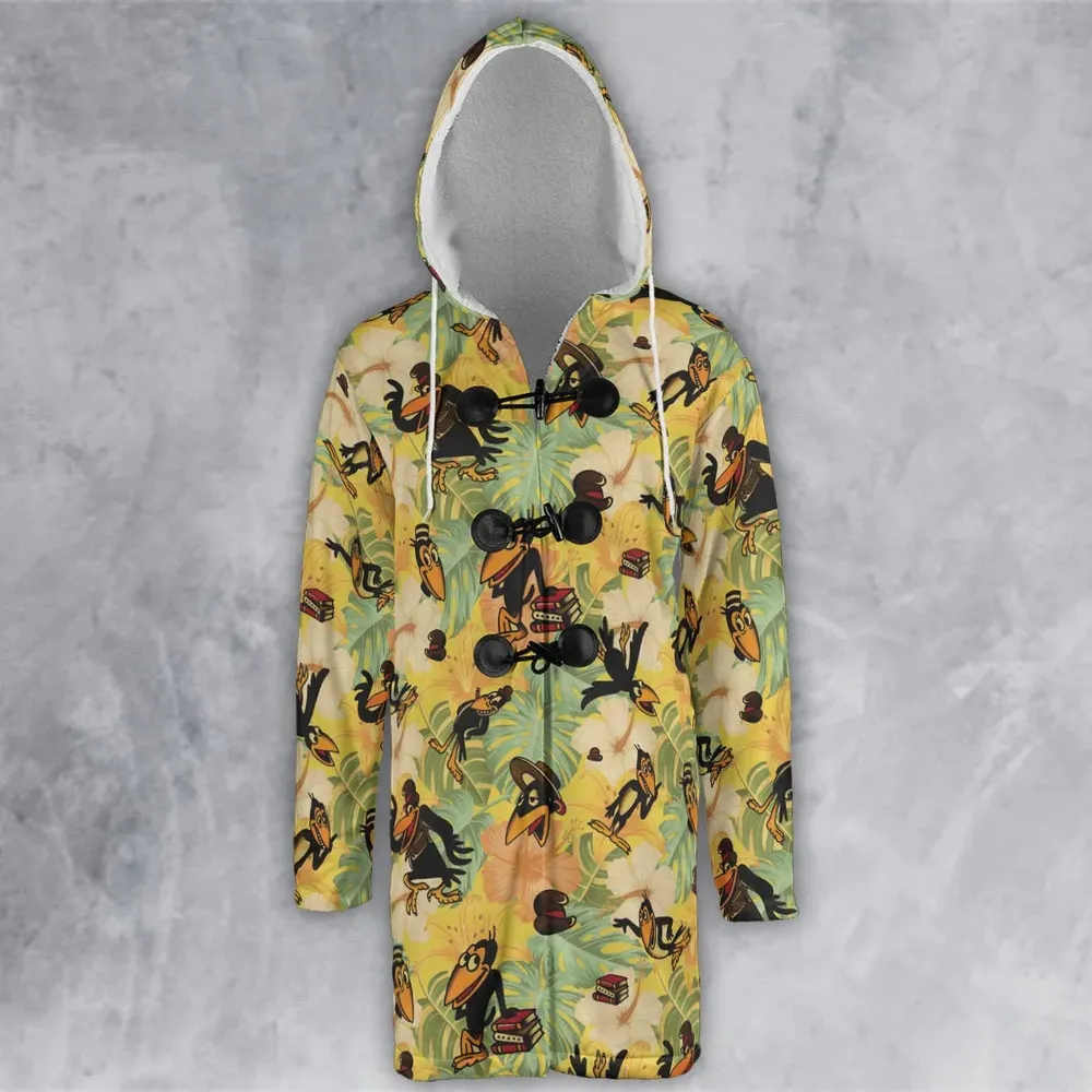 Bird Of A Feather Heckle And Jeckle Hooded Cloak Coat - 2