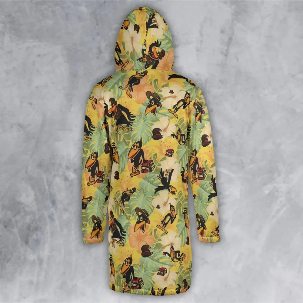 Bird Of A Feather Heckle And Jeckle Hooded Cloak Coat - 3