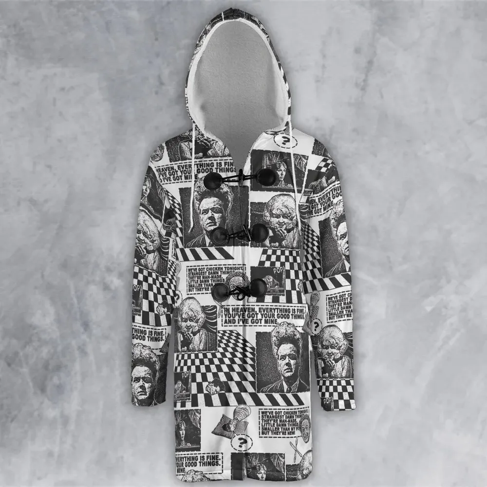 Surreal Disturbing Atmospheric A nightmare Eraserhead Hooded Cloak Coat - 2