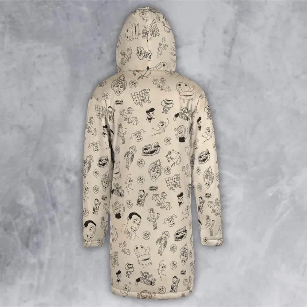 Pee-Wee's Playhouse Characters Hooded Cloak Coat - 3