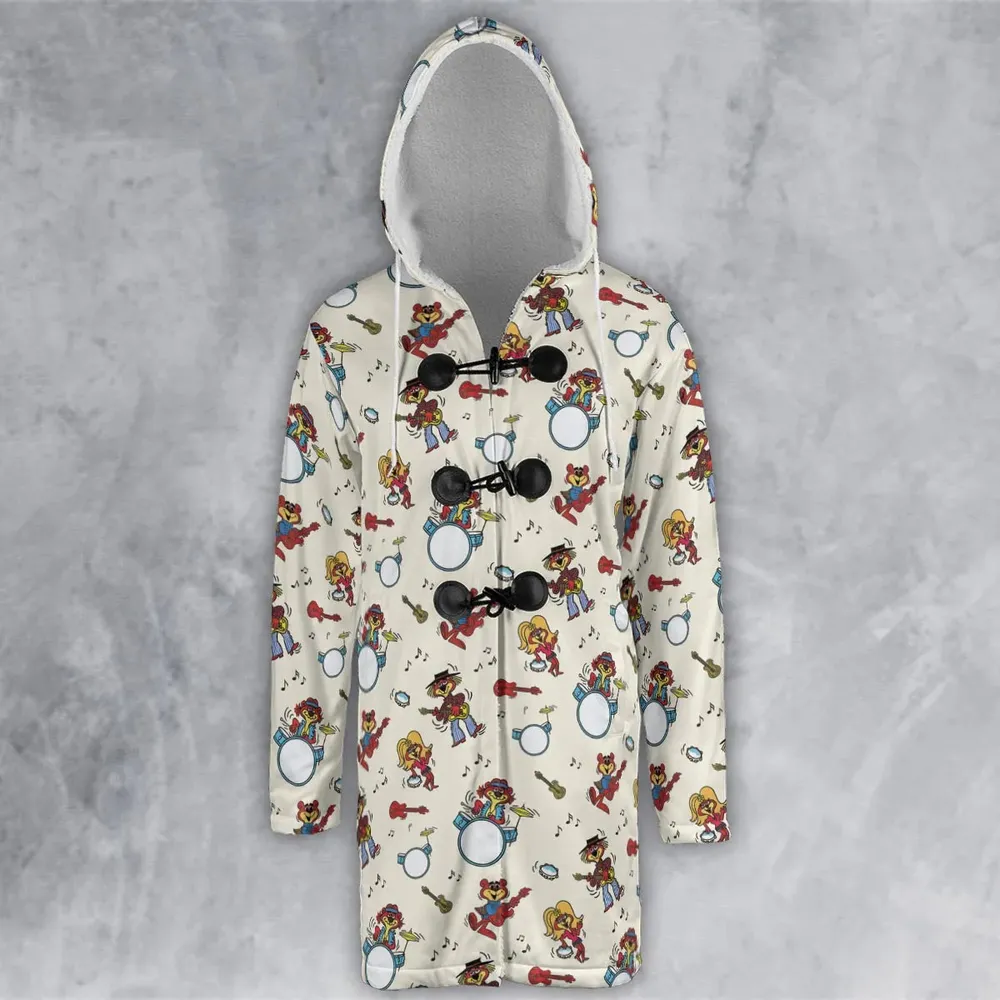 Cartoon band The Sugar Bears Hooded Cloak Coat - 2