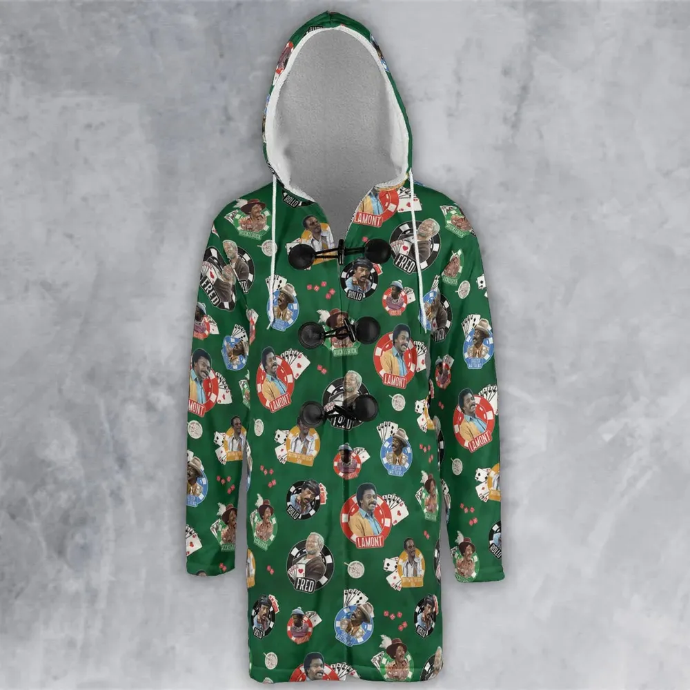 The Card Sharps Sanford and Son Hooded Cloak Coat - 2