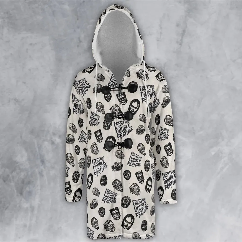 Creature Double Feature Horror Characters Hooded Cloak Coat - 2