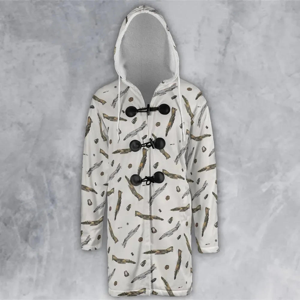 Tiger Lead Hooded Cloak Coat - 2