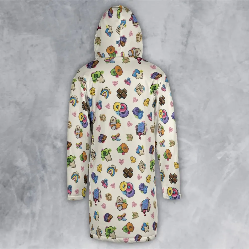 Nostalgic Candy From Your Childhood Hooded Cloak Coat - 3