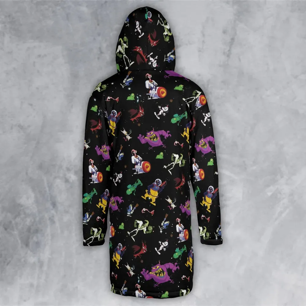Earthworm Jim And Od Characters Hooded Cloak Coat - 3