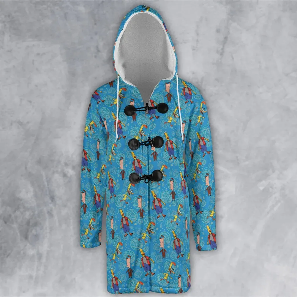 Animated Attitude Duckman Hooded Cloak Coat - 2