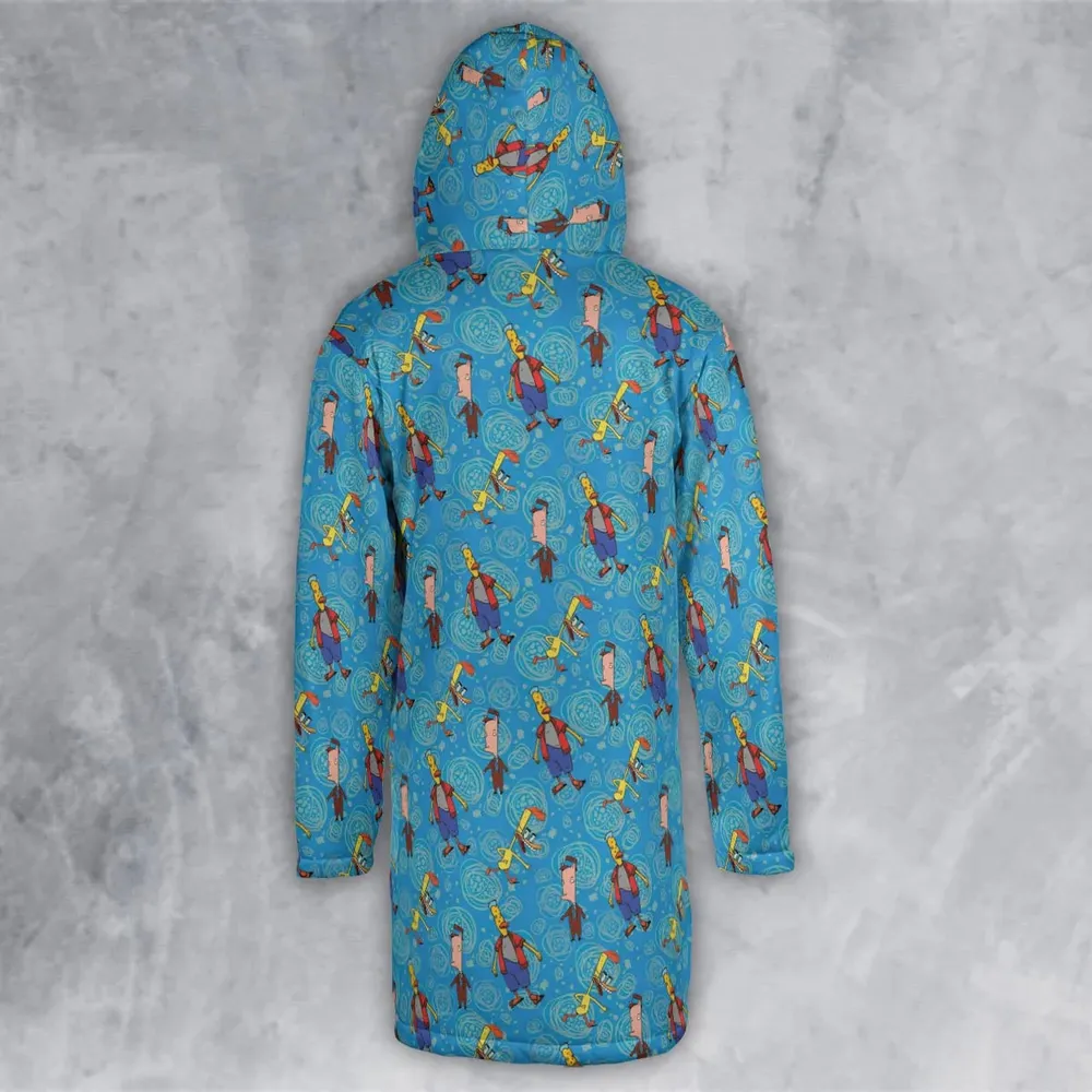 Animated Attitude Duckman Hooded Cloak Coat - 3