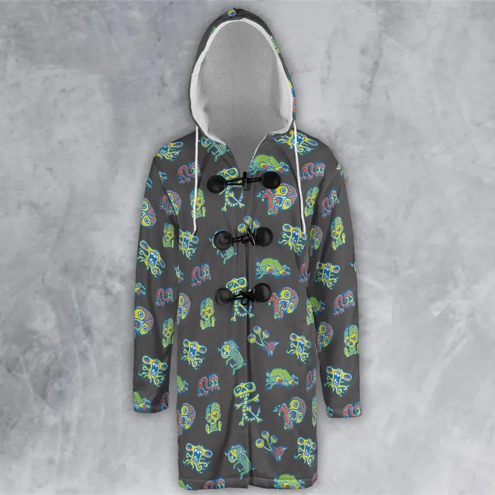 How To Use Monster Tatoos Hooded Cloak Coat - 2