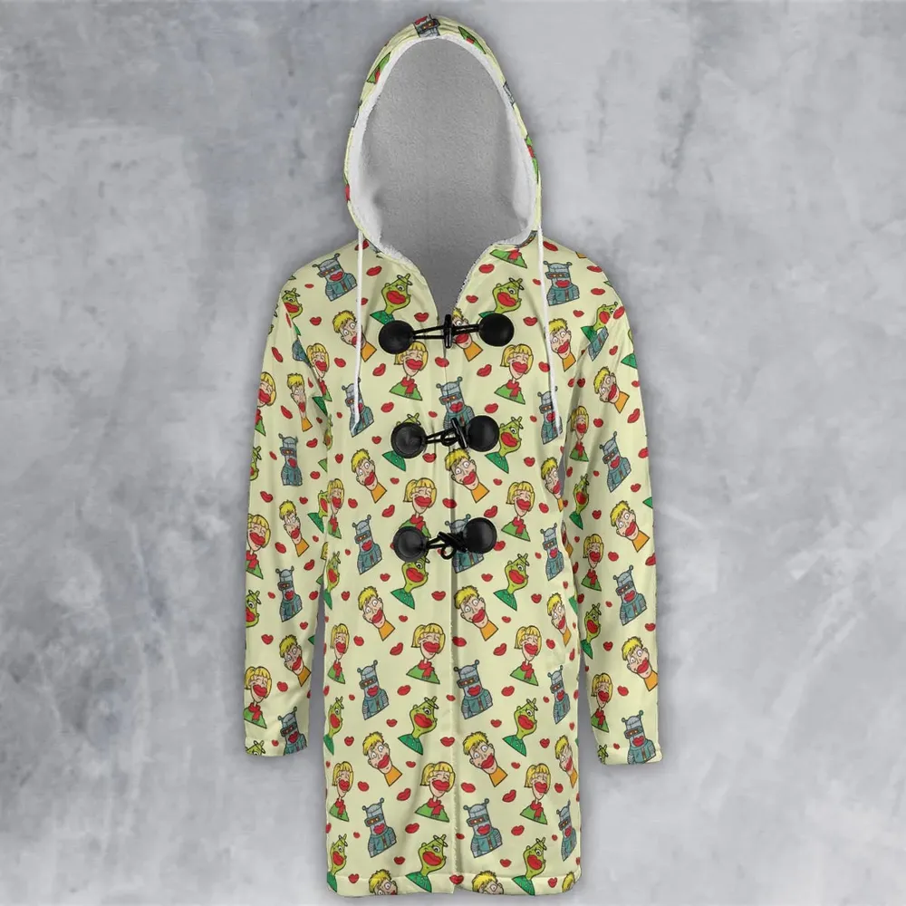 Wack-O-Wax Wax Lips Hooded Cloak Coat - 2