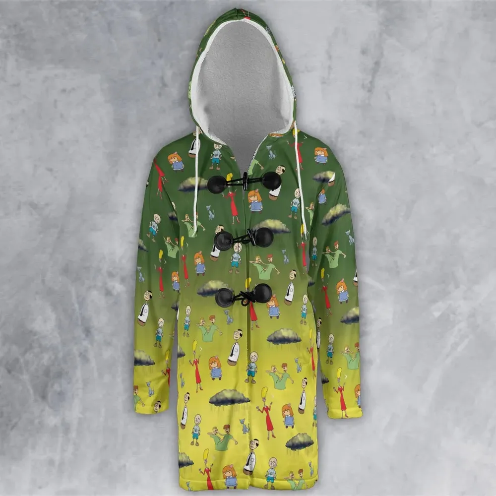 The Oblongs Retro TV Show Hooded Cloak Coat - 2