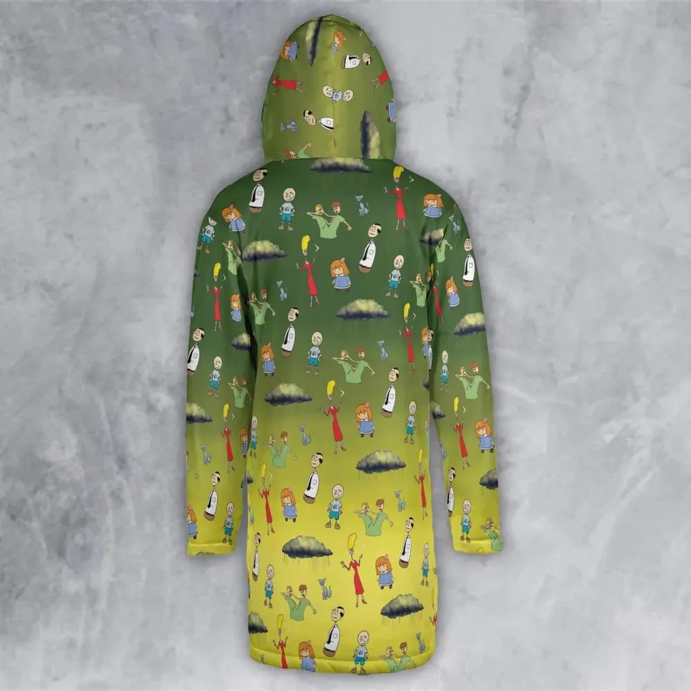The Oblongs Retro TV Show Hooded Cloak Coat - 3