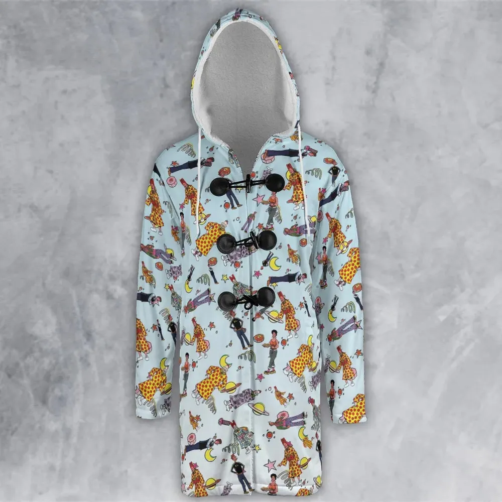 Zippy The Pinhead Characters Hooded Cloak Coat - 2