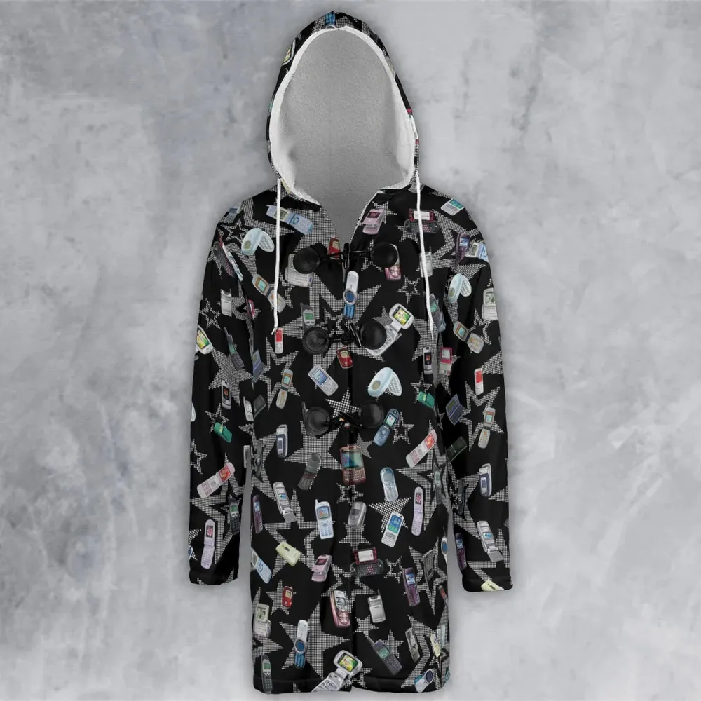 Retro Futurism Hooded Cloak Coat - 2
