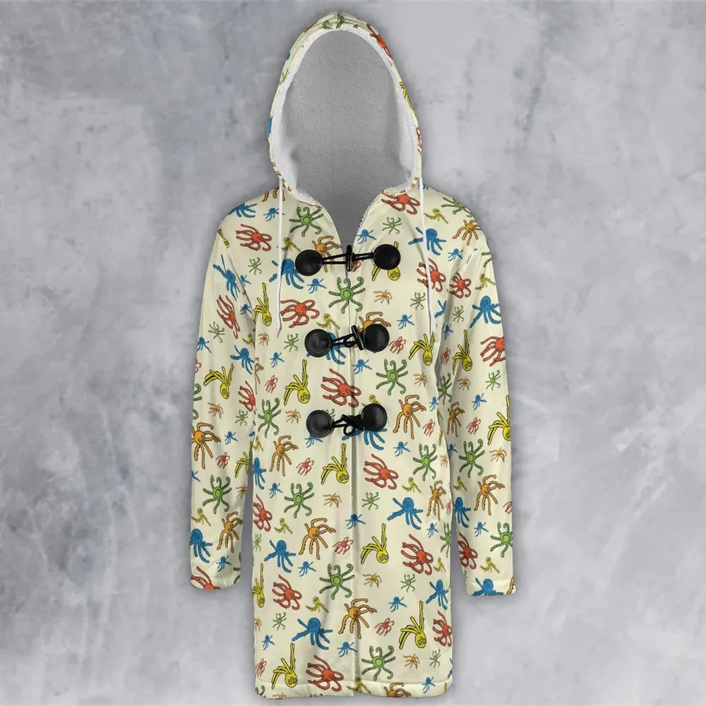 Walks Creeps Tumbles Wacky Wallwalkers Hooded Cloak Coat - 2