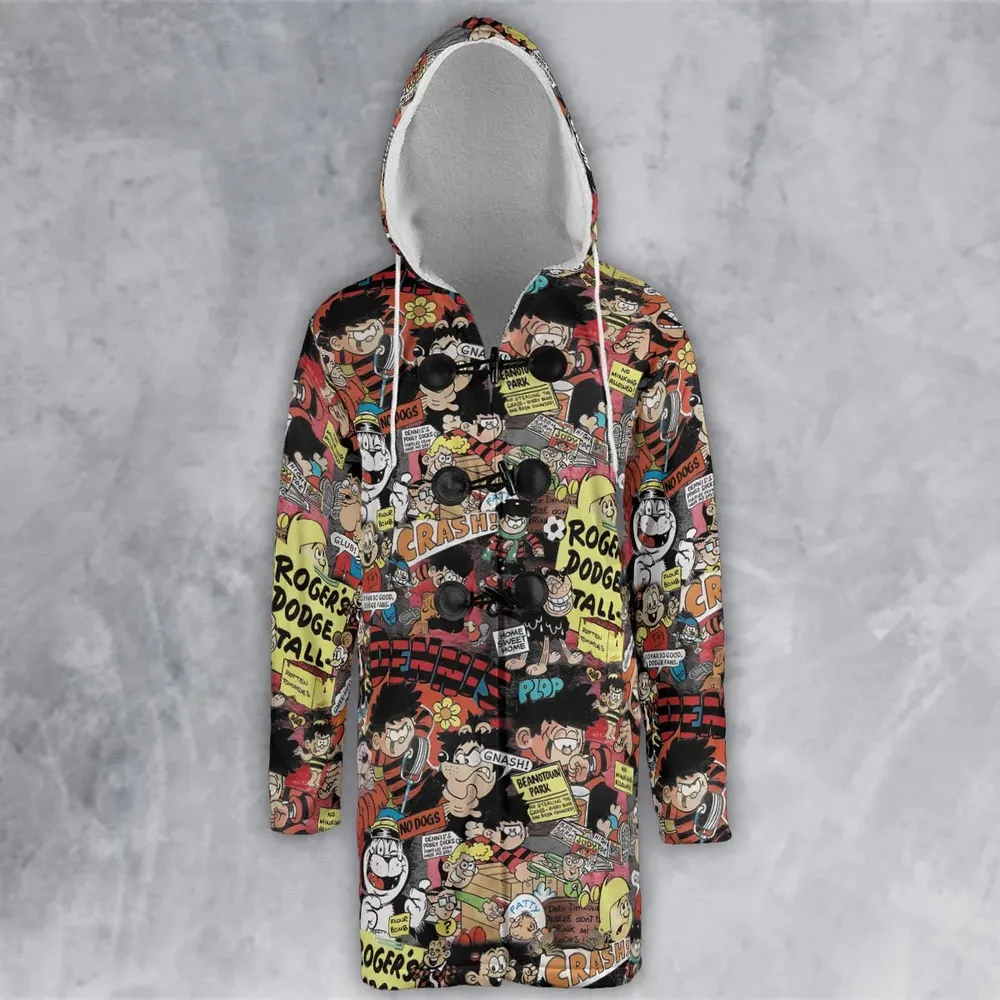 Retro Rebel Beano Hooded Cloak Coat - 2