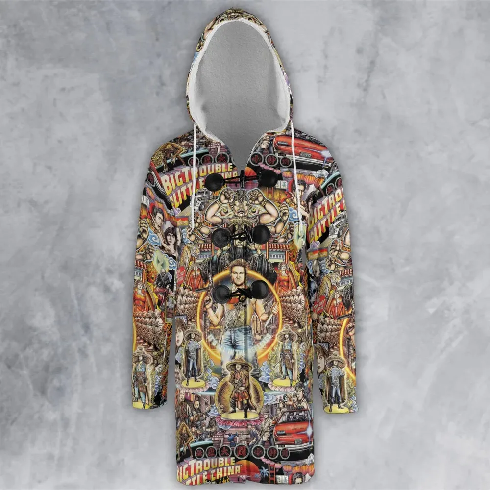 Big Trouble in Little China Hooded Cloak Coat - 2