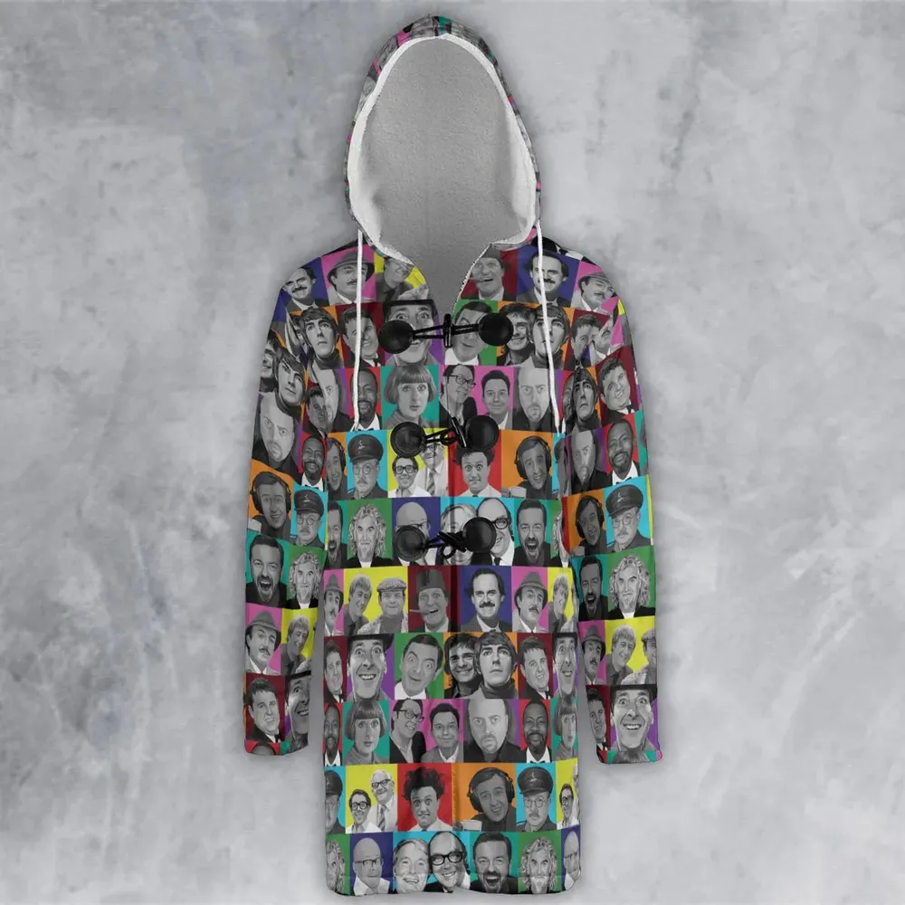Laughter is the Best Medicine Hooded Cloak Coat - 2