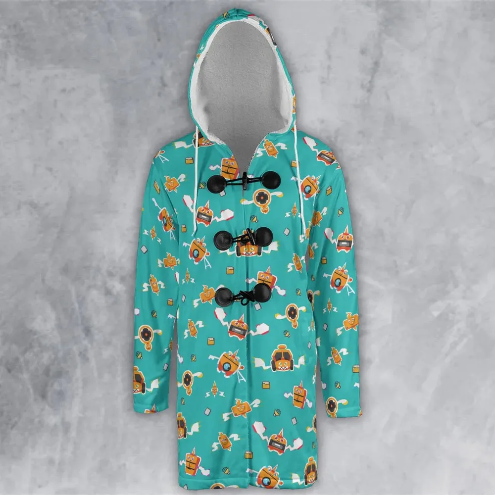 Pixel Rotom Electric Pokemon Hooded Cloak Coat - 2