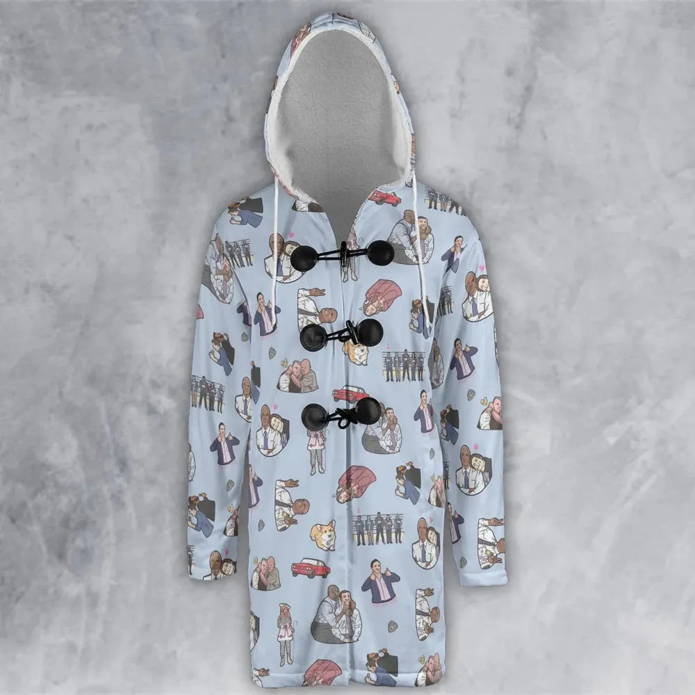 Huge Brooklyn Energy Hooded Cloak Coat - 2