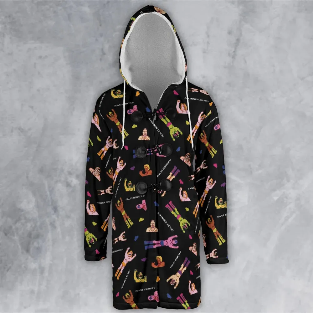 Wrestling Fighters Pro Wrestling Hooded Cloak Coat - 2