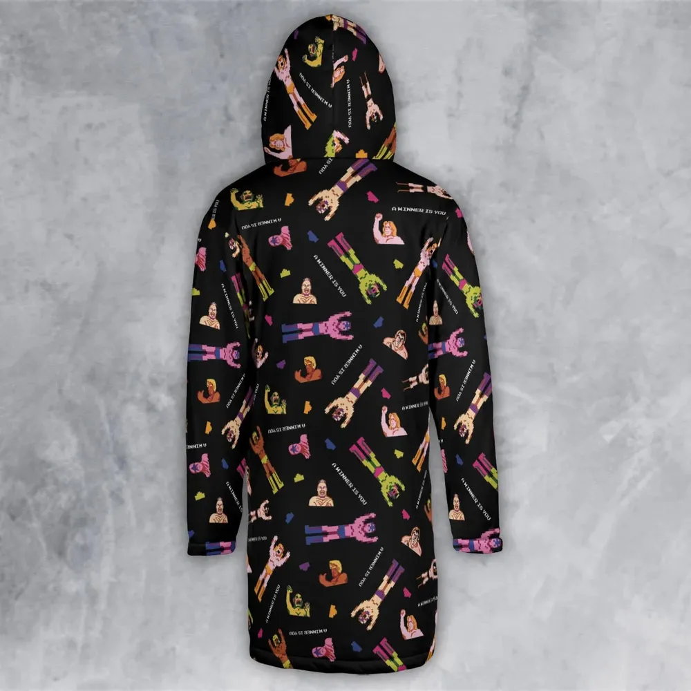 Wrestling Fighters Pro Wrestling Hooded Cloak Coat - 3