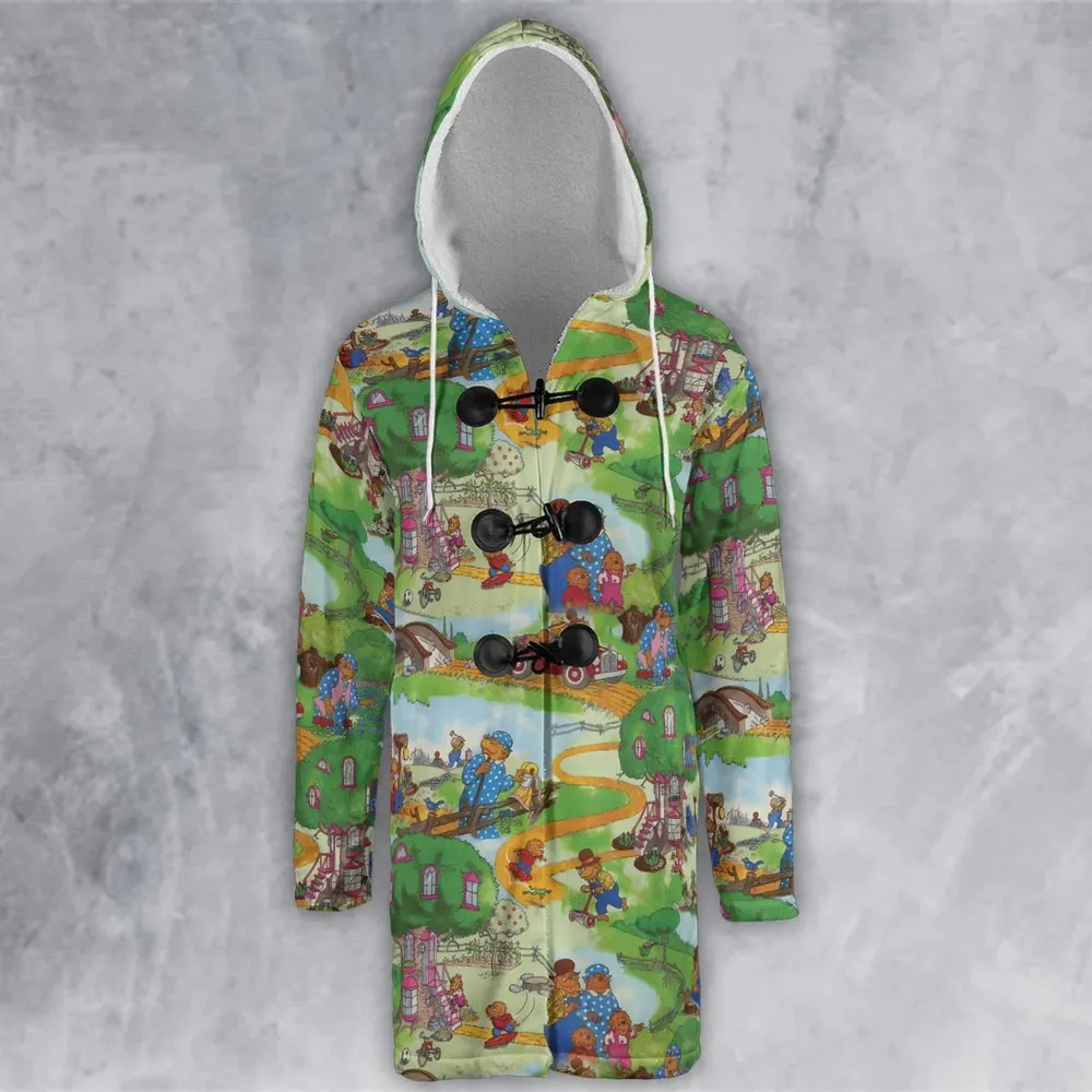 A Big Treehouse Berenstain Bears Hooded Cloak Coat - 2