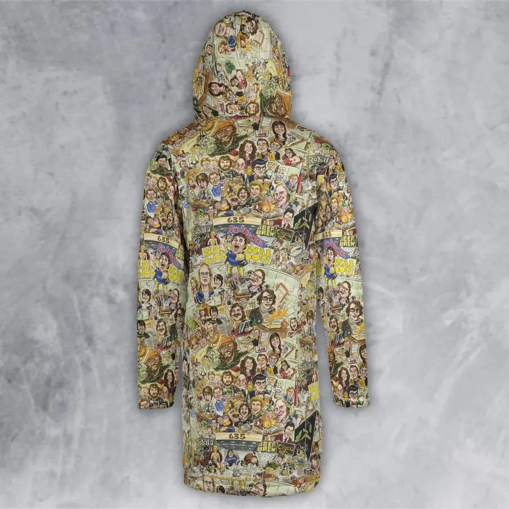 Drunk Stoned Brilliant Dead Hooded Cloak Coat - 3