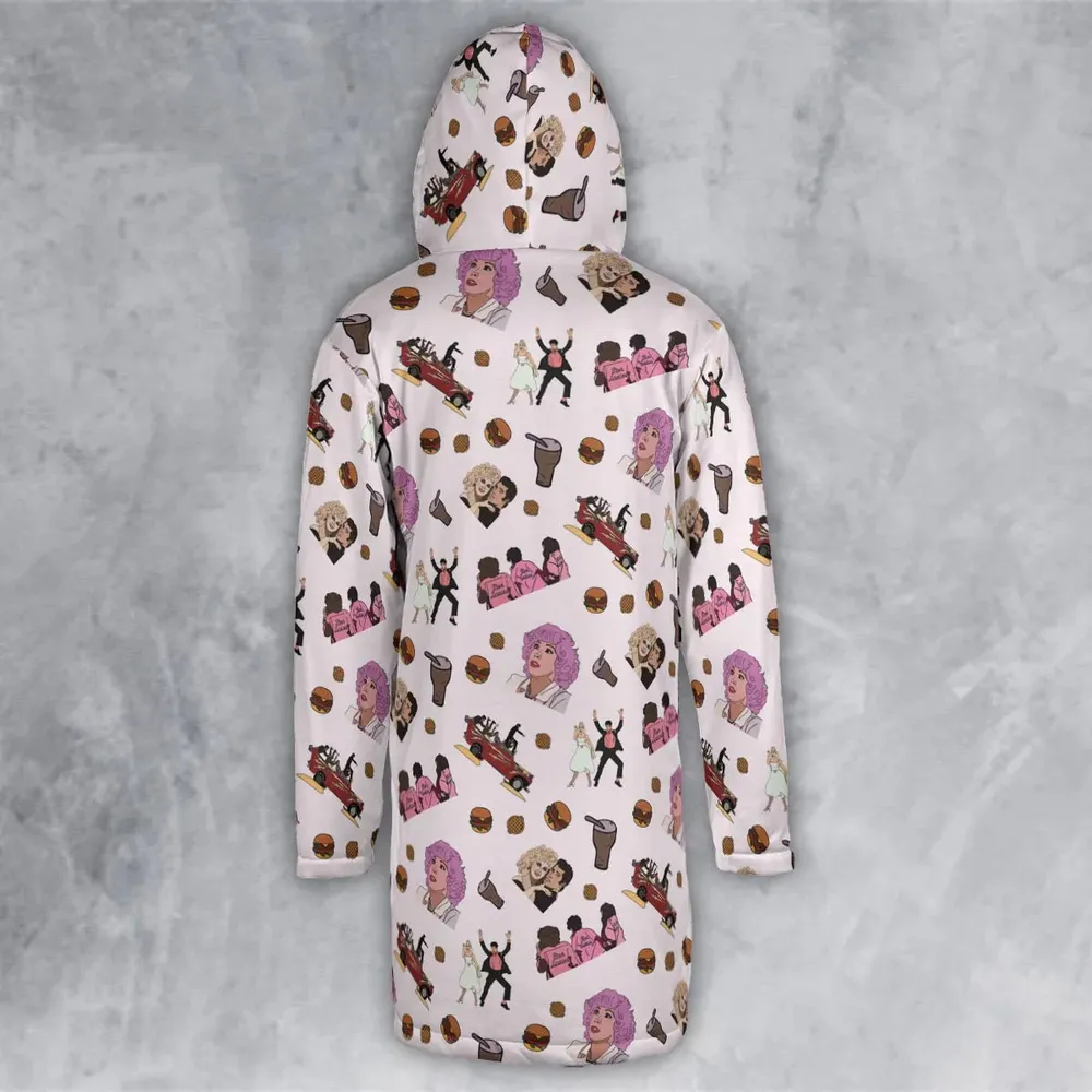Summer Nights Grease Hooded Cloak Coat - 3