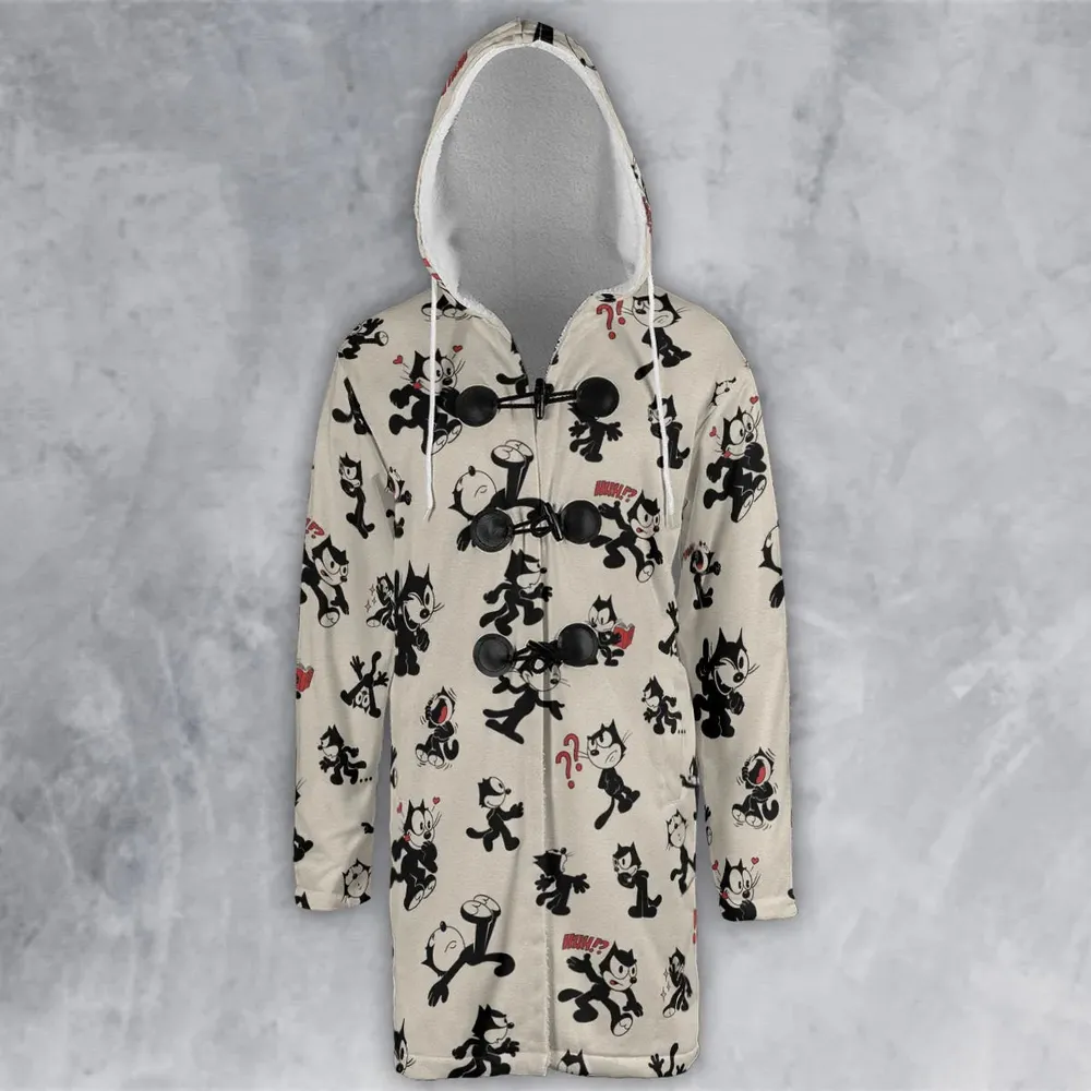 Felix The Cat Hooded Cloak Coat - 2