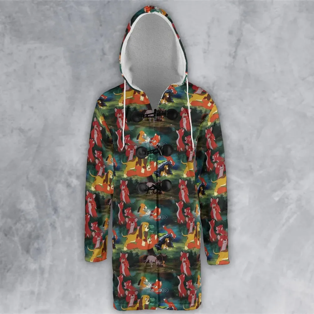 The Fox and the Hound Hooded Cloak Coat - 2
