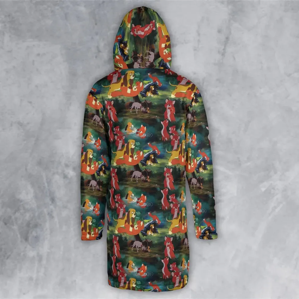 The Fox and the Hound Hooded Cloak Coat - 3
