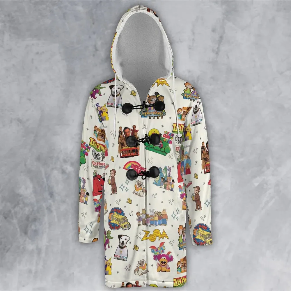 If You Were A PBS Kid Hooded Cloak Coat - 2