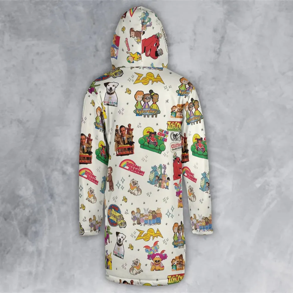 If You Were A PBS Kid Hooded Cloak Coat - 3