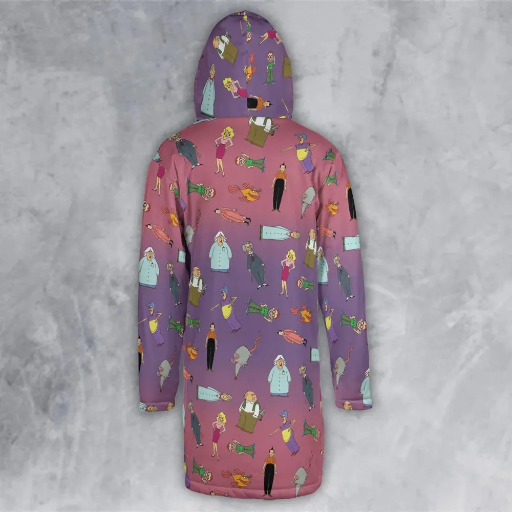 The Completely Mental Misadventures of Ed Grimley Characters Hooded Cloak Coat - 3