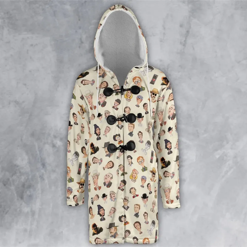 Easy Riders And Raging Bulls Characters Hooded Cloak Coat - 2