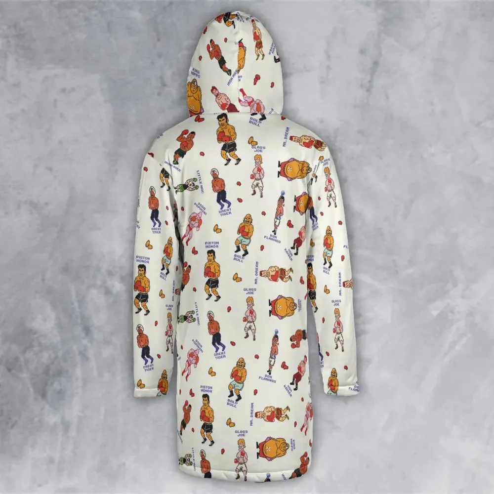 Retro Game Punch Out Hooded Cloak Coat - 3