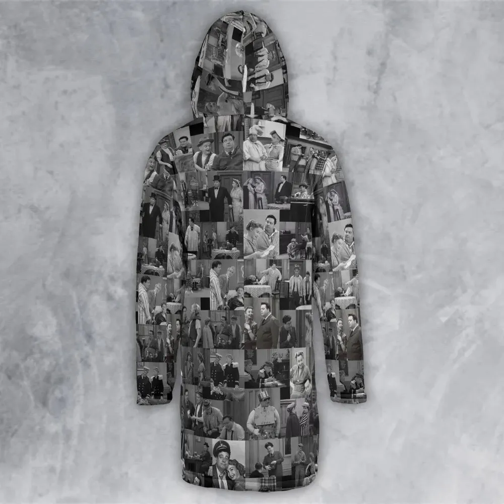 To The Moon The Honeymooners Hooded Cloak Coat - 3