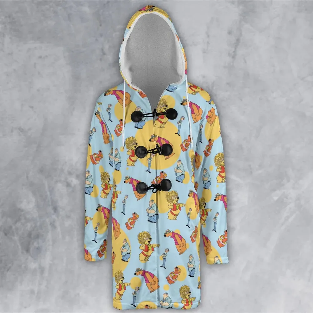 Help!... It's the Hair Bear Bunch! Hooded Cloak Coat - 2