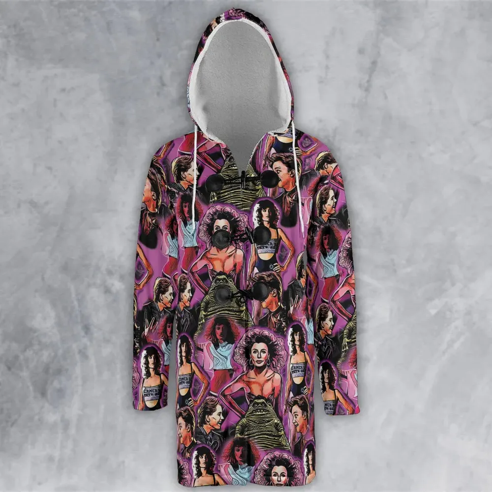 Stuck With The Weird Science Hooded Cloak Coat - 2
