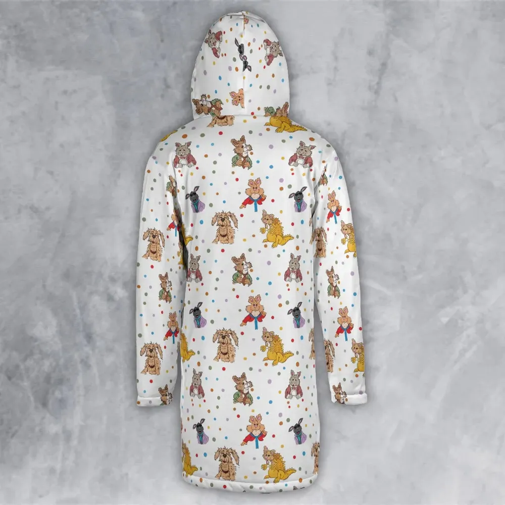 Tale of the Bunny Picnic Characters Hooded Cloak Coat - 3