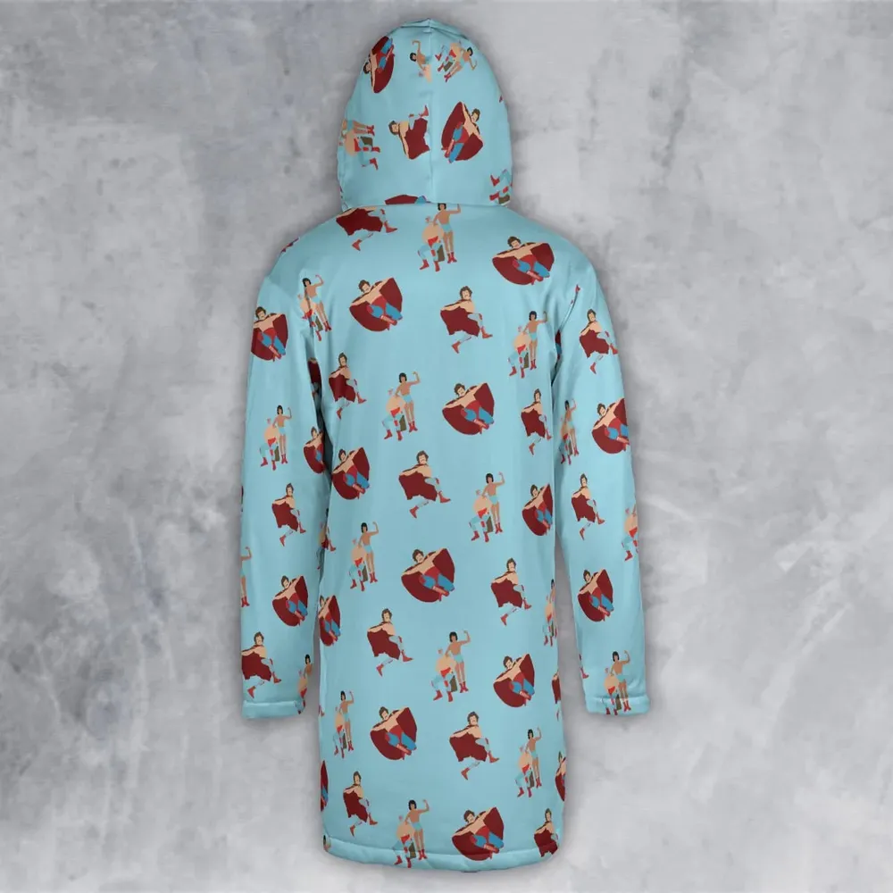 Wrestle Style Nacho Libre Hooded Cloak Coat - 3